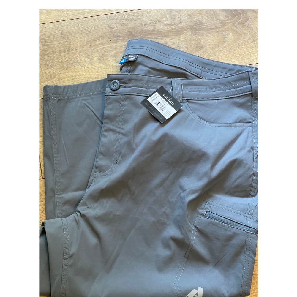 Eddie Bauer First Ascent Guide Capri Pants Graphite Grey Womens 22W New 1752